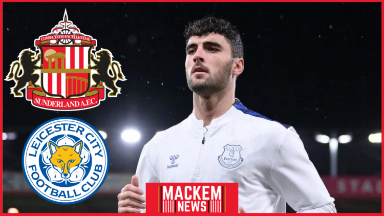 Tom Cannon, Sunderland badge, Leicester City badge