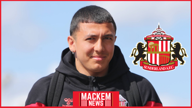 Ian Poveda Sunderland badge