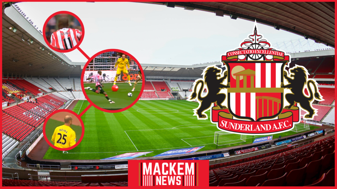 Darren Bent, Pepe Reina, Stadium of Light, Sunderland badge