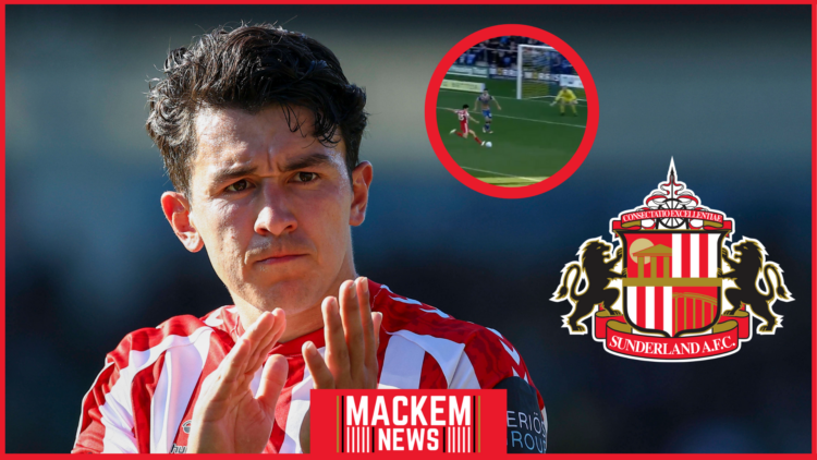 Sunderland badge, Luke O'Nien, Goal VS Shrewsbury (2018)