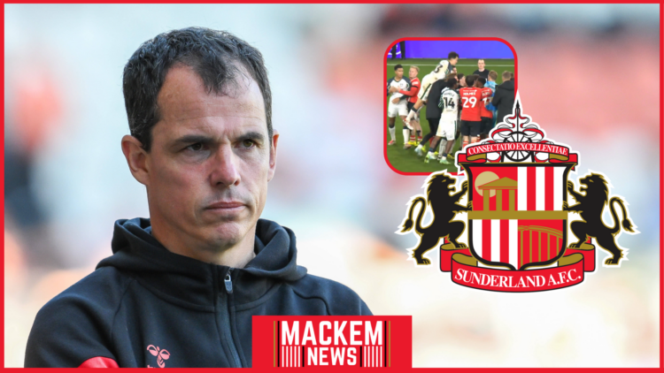Sunderland badge, Regis Le Bris, Sunderland v Luton footage