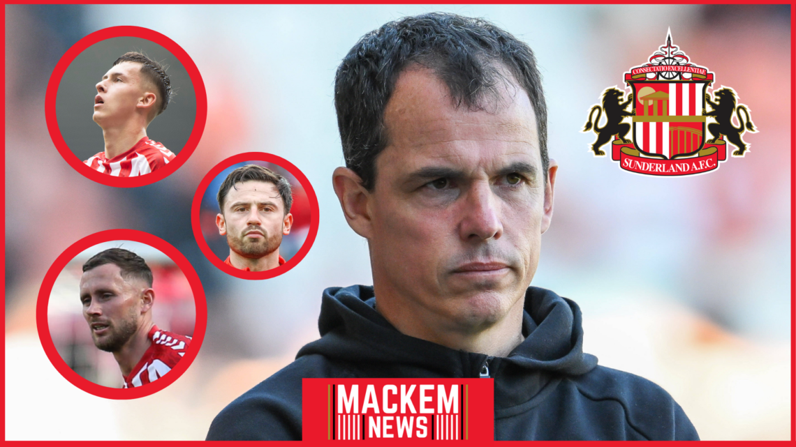 Sunderland badge, Regis Le Bris, Chris Rigg, Alan Browne, Patrick Roberts
