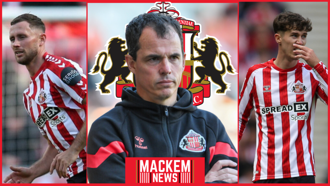 Sunderland badge, Alan Browne, Trai Hume, Regis Le Bris