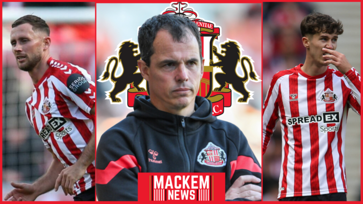 Sunderland badge, Alan Browne, Trai Hume, Regis Le Bris