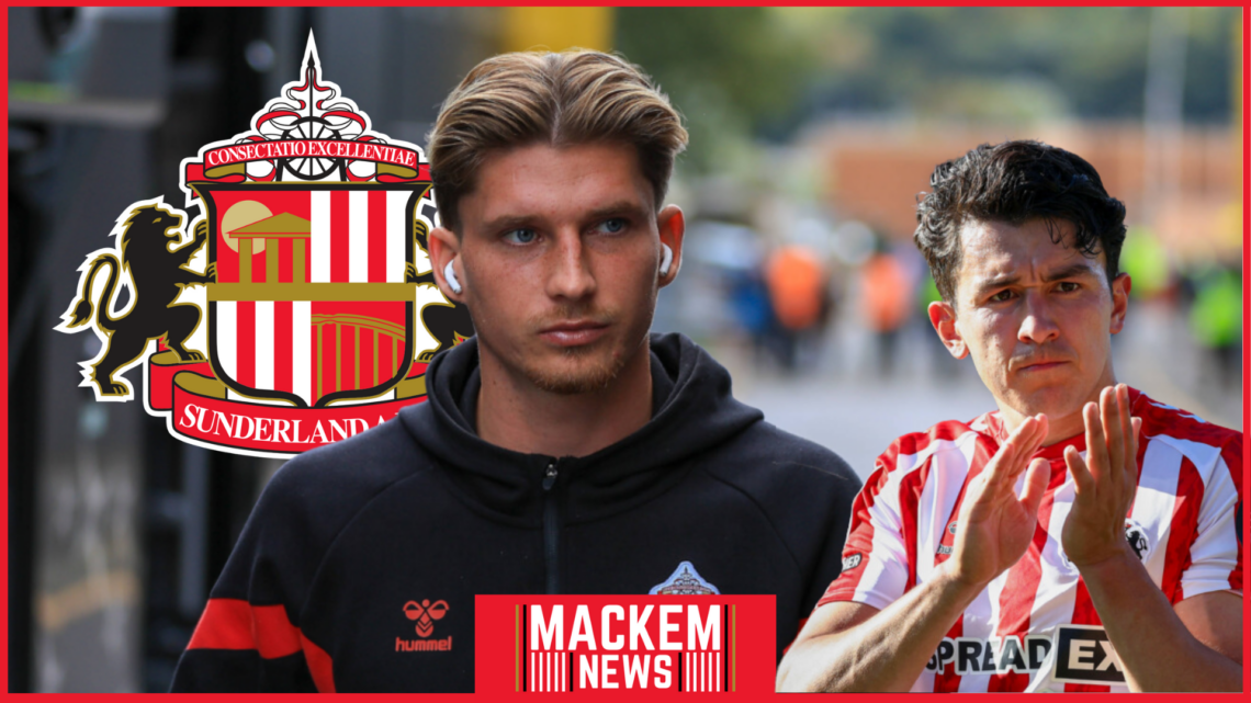Sunderland badge, Dennis Cirkin, Luke O'Nien