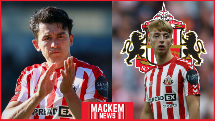Sunderland badge, Luke O'Nien, Tommy Watson