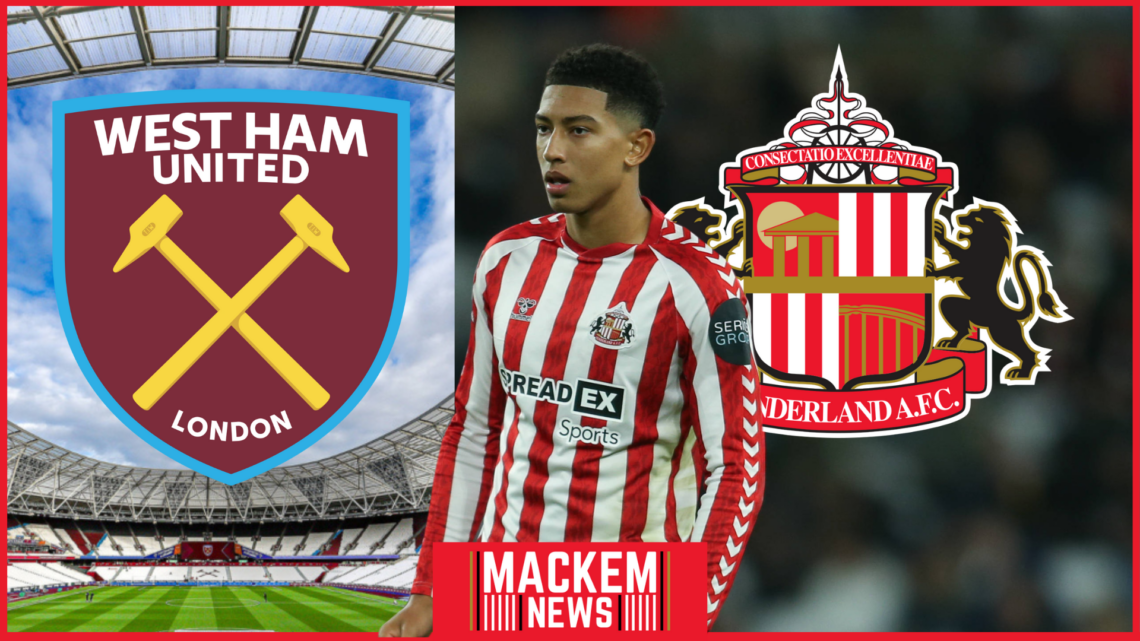 Sunderland, West Ham, London Stadium, Jobe Bellingham