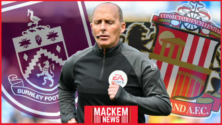 Sunderland, Mike Dean, Burnley (1)