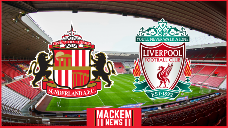 Sunderland and Liverpool badges, Stadium of Light