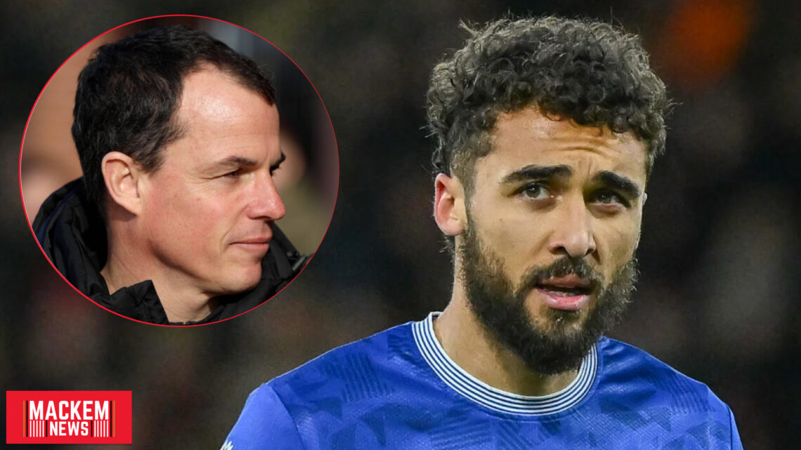 Sunderland manager Regis Le Bris and Everton striker Dominic Calvert-Lewin