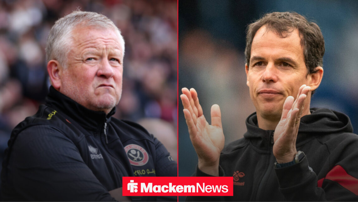 Chris Wilder and Regis Le Bris