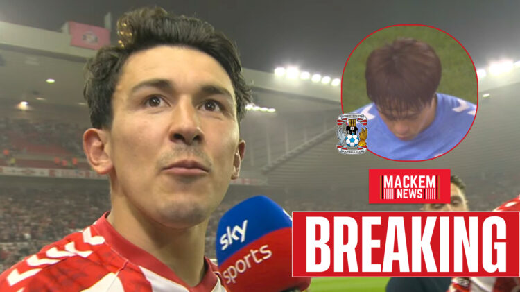 Luke O'Nien reacted to Sunderland's win v Coventry.