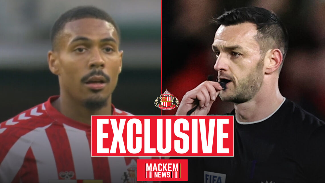 Andy Madley booked Wilson Isidor for simulation v Coventry.