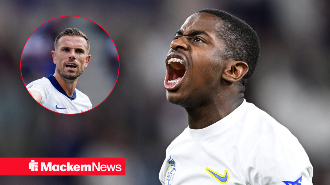 Noah Sadiki Jordan Henderson
