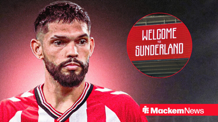 Omar Alderete in Sunderland shirt
