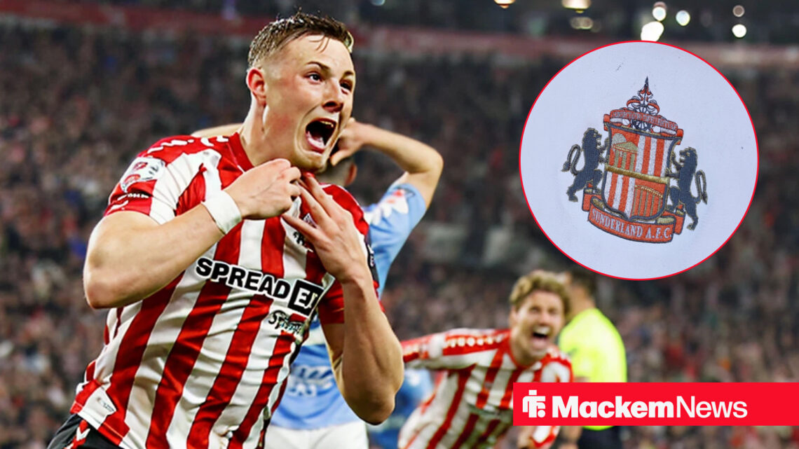 Dan Ballard celebrating his goal for Sunderland