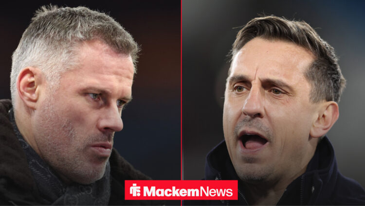 Sky Sports pundits Jamie Carragher and Gary Neville. Sunderland