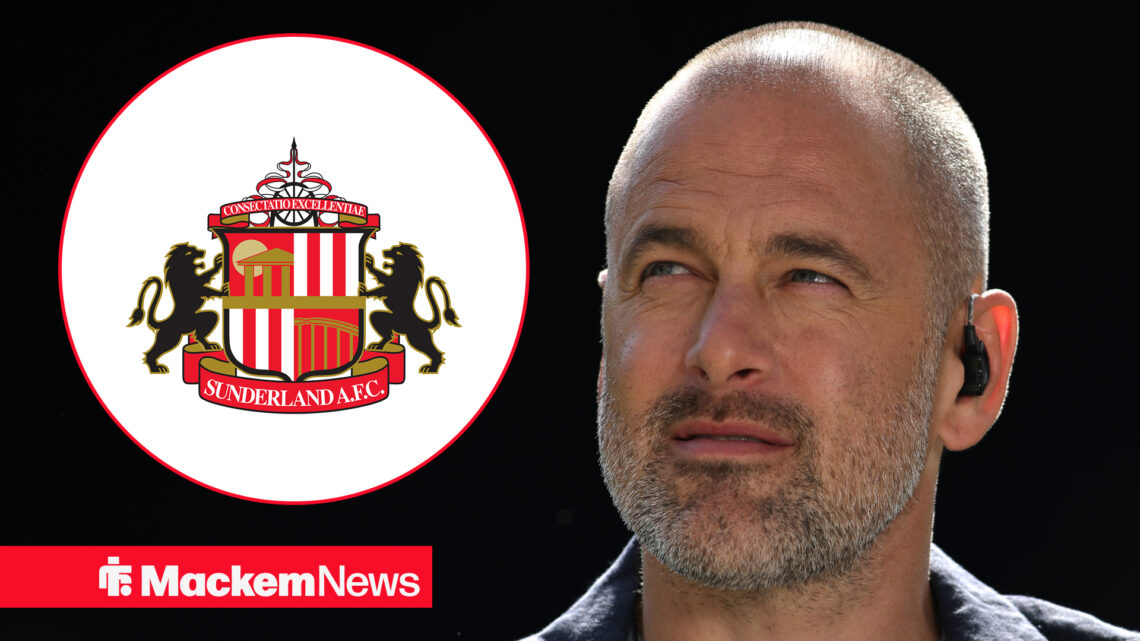 An image of Joe Cole and the Sunderland badge.