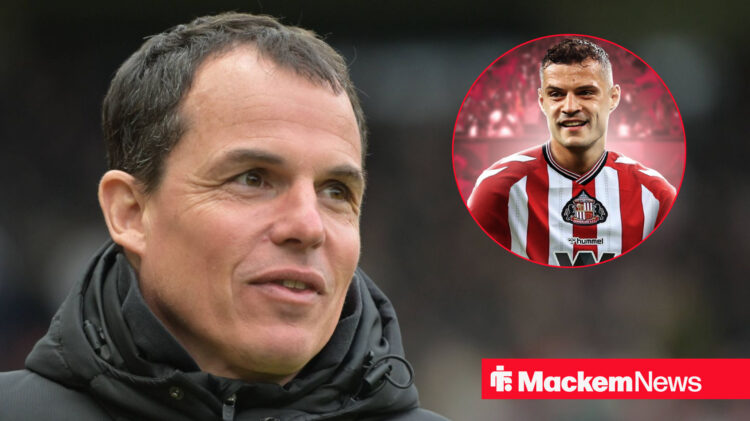 Regis Le Bris and Granit Xhaka