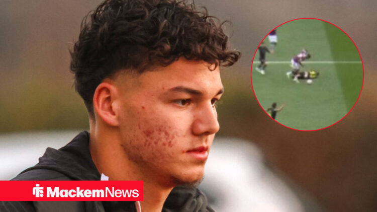 Sunderland's Seelt looking at the incident
