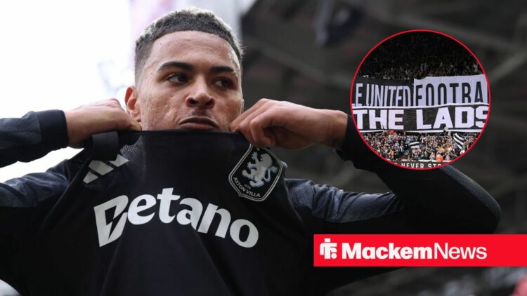 Morgan Rogers frustrated with Newcastle fans in frame