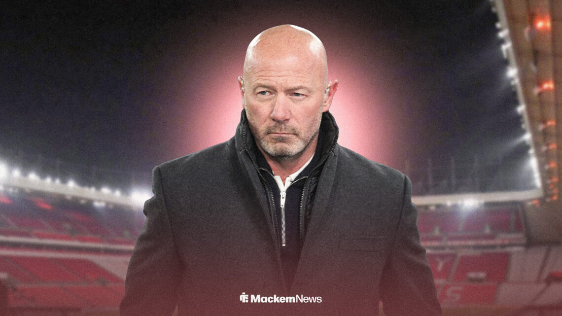 Alan Shearer sulking