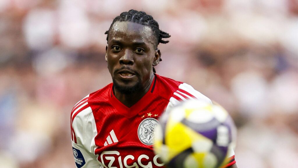 Bertrand Traore playing for Ajax