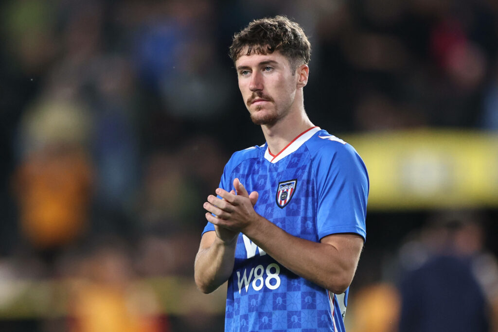Trai Hume looks sad while clapping for Sunderland