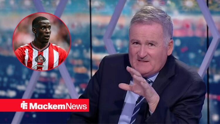 Richard Keys alongside a circle inset of Nordi Mukiele.