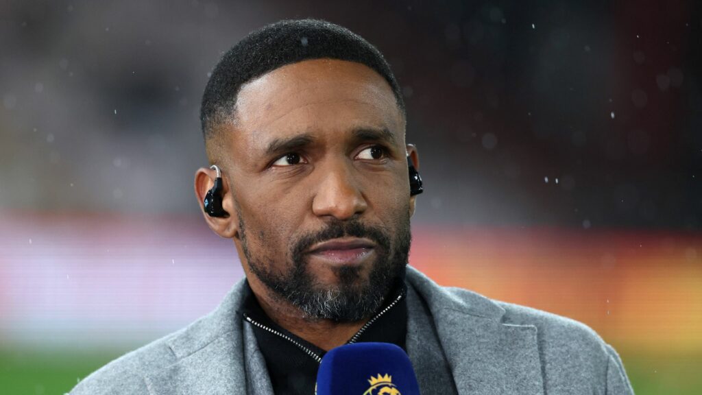 Jermaine Defoe working as a TV pundit