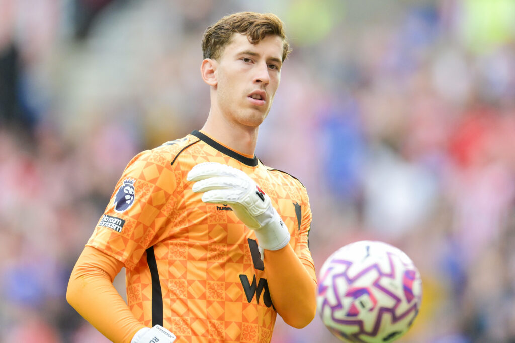 Robin Roefs playing for Sunderland
