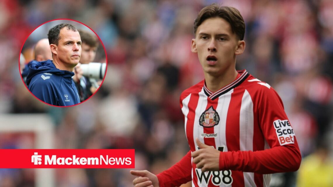 Chris Rigg alongside a circle inset of Regis Le Bris.