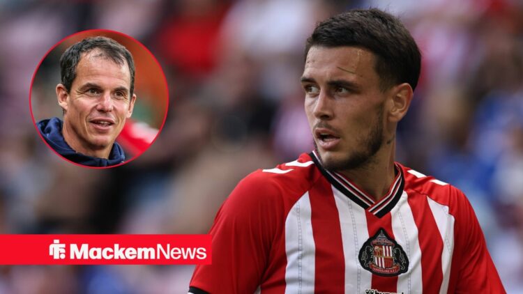 Enzo Le Fee alongside a circle inset of Regis Le Bris.