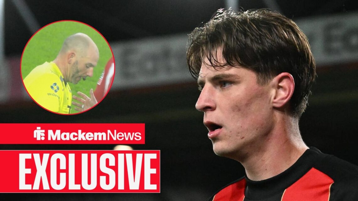 Alex Scott with Tim Robinson in frame