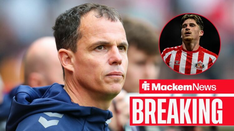 Regis Le Bris looking at Dennis Cirkin in circle