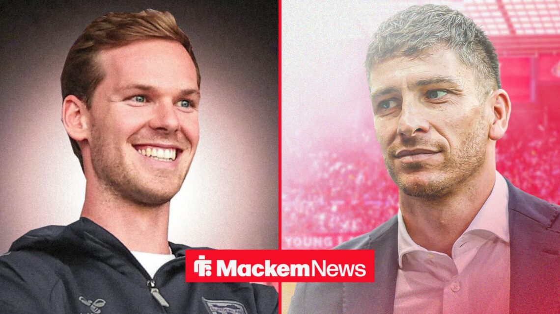 Kyril Louis-Dreyfus and Florent Ghisolfi happy