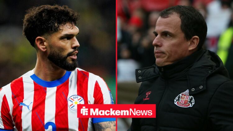 Omar Alderete and Regis Le Bris looking on