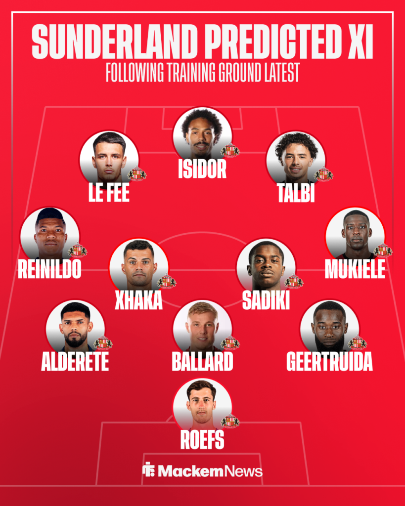 Sunderland vs Arsenal XI