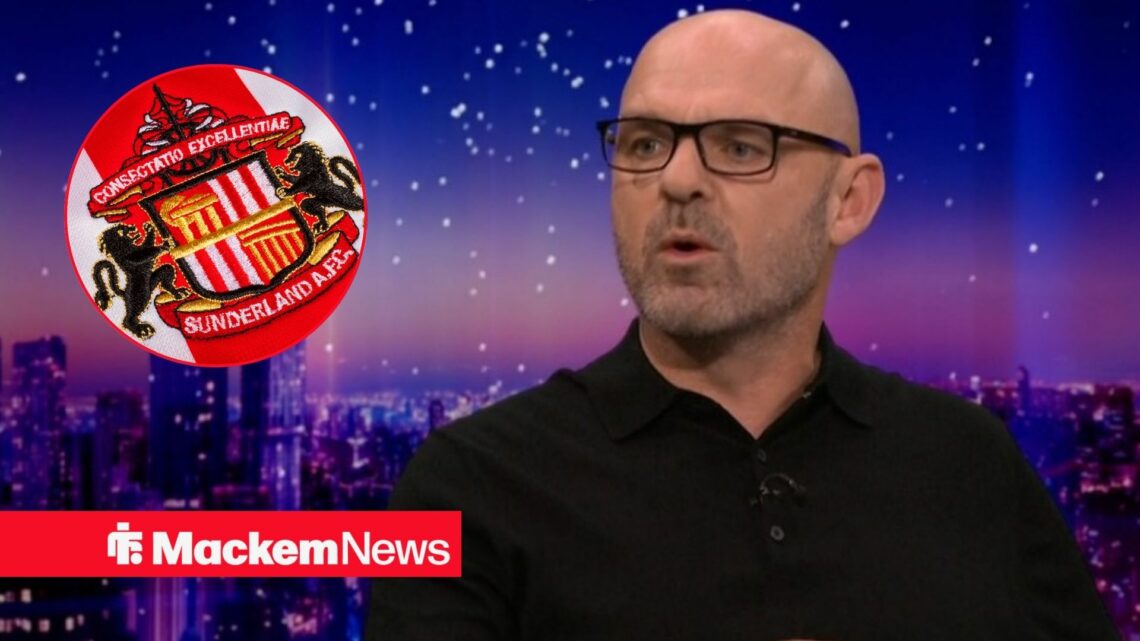 Danny Murphy with Sunderland badge in circular inset.