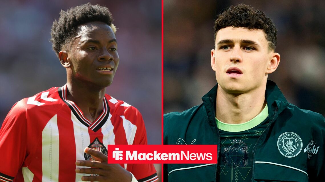 Simon Adingra and Phil Foden