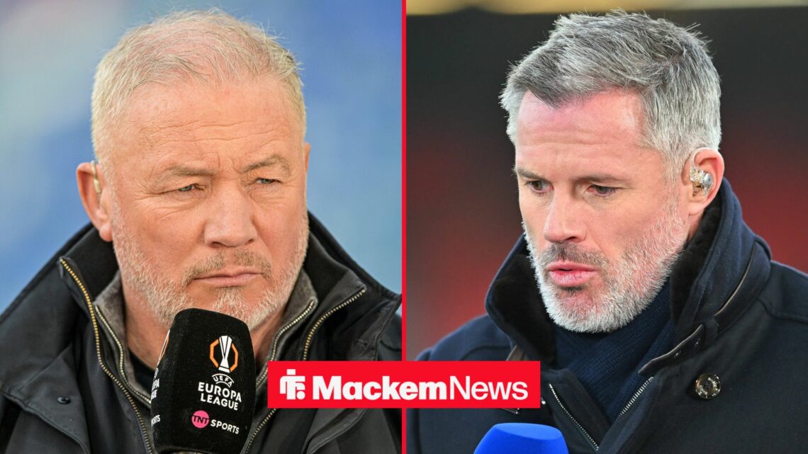 Ally McCoist and Jamie Carragher alongside each other.