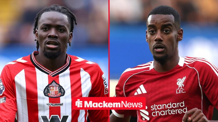 Bertrand Traore and Alexander Isak