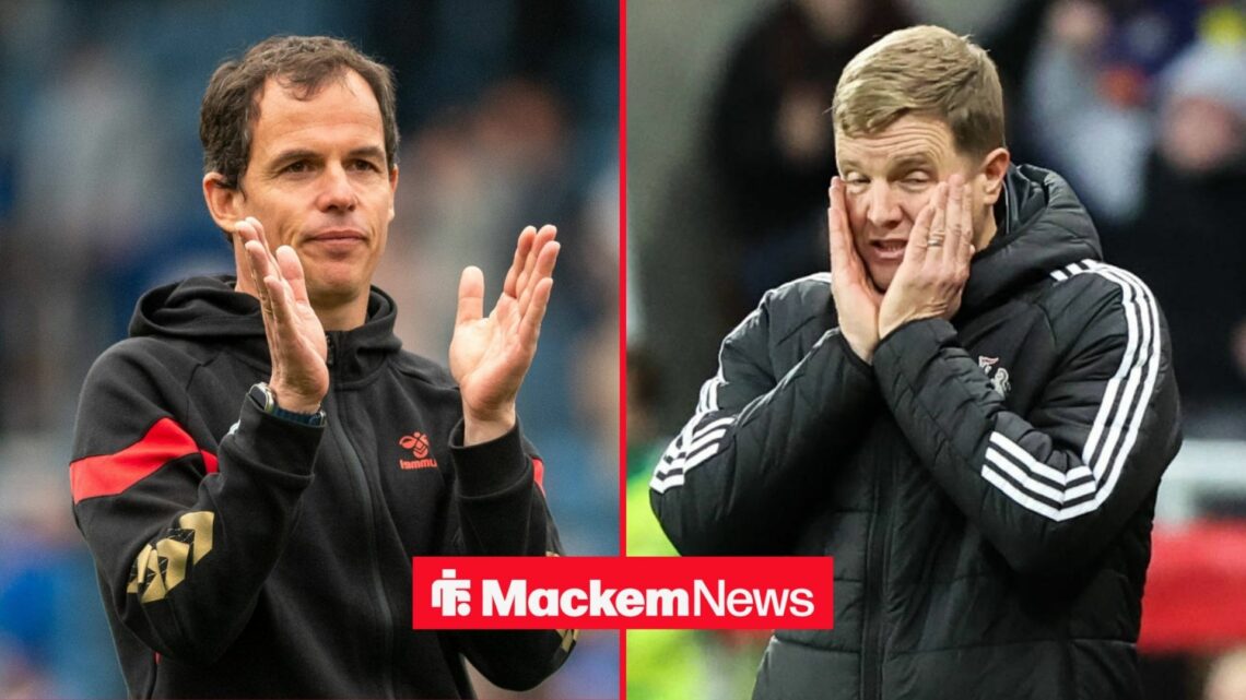 Regis Le Bris and Eddie Howe