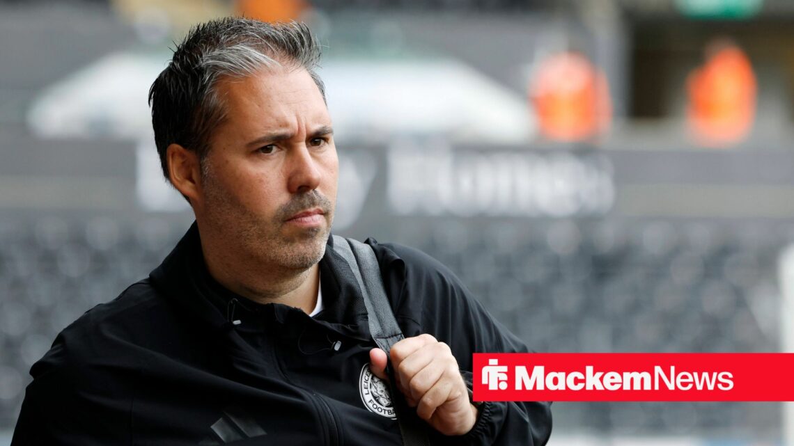 Marti Cifuentes in a Leicester tracksuit