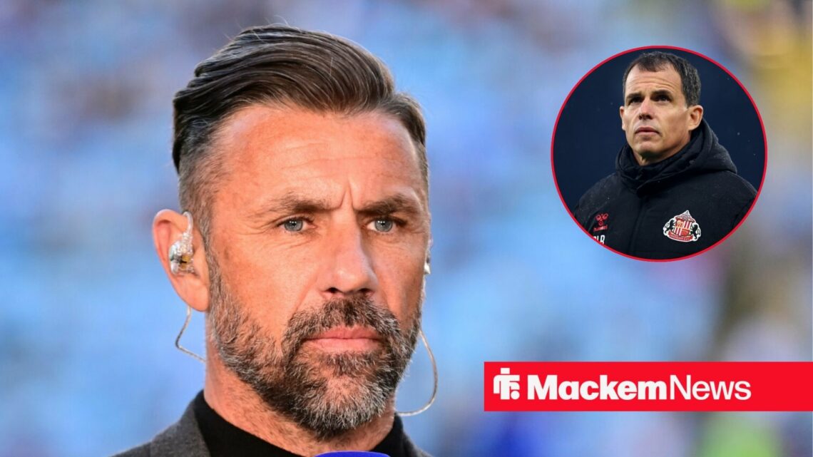 Kevin Phillips and a circular inset of Regis Le Bris