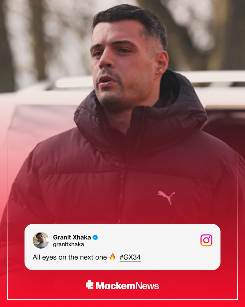 Granit Xhaka instagram post