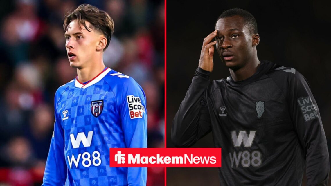 Chris Rigg and Habib Diarra playing for Sunderland