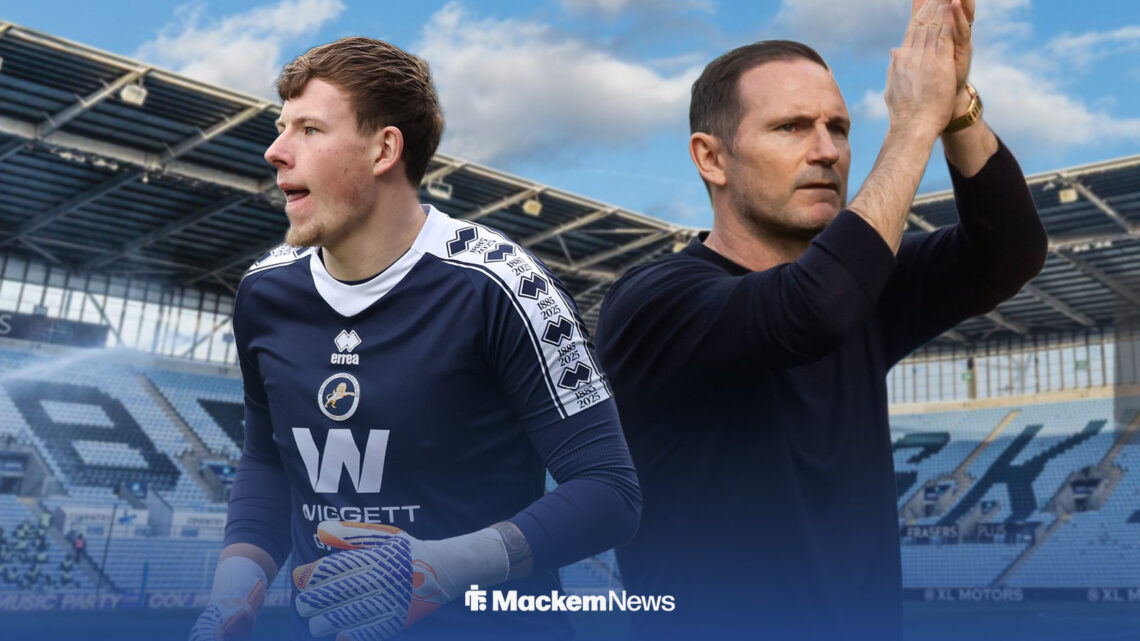 Anthony Patterson in action for Millwall alongside Frank Lampard in front of Coventry Building Society Arena