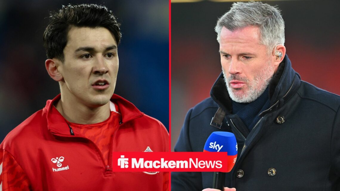 Bournemouth v Liverpool Premier League 21/01/2024. Sky Sports TV pundit Jamie Carragher ahead of the Premier League match between Bournemouth and L...