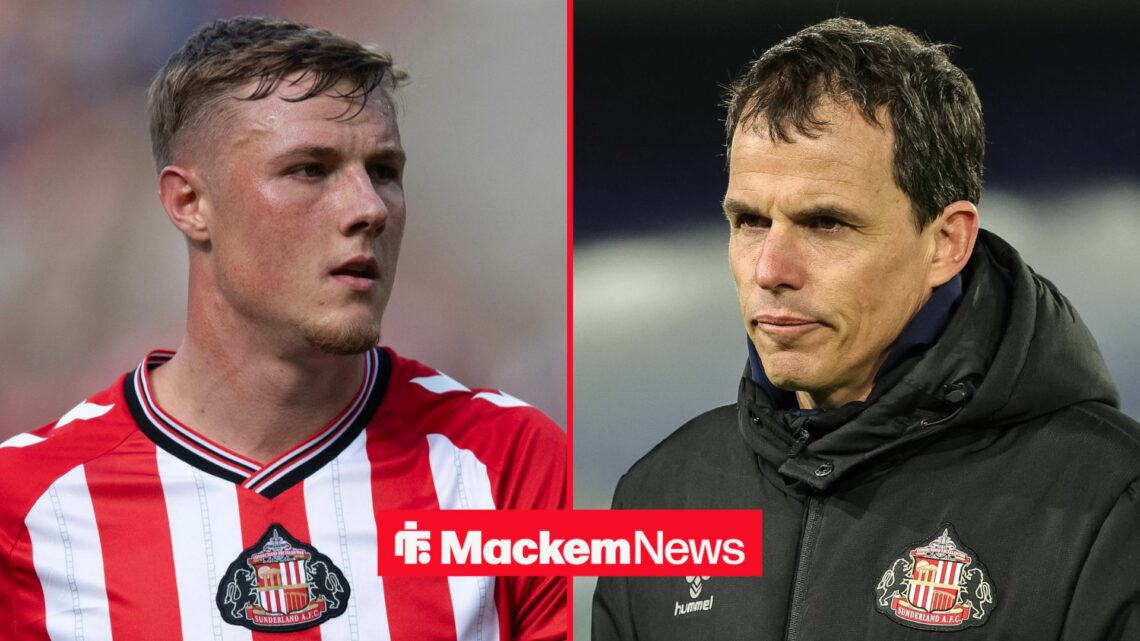 Dan Ballard looking on with Regis Le Bris looking towards him